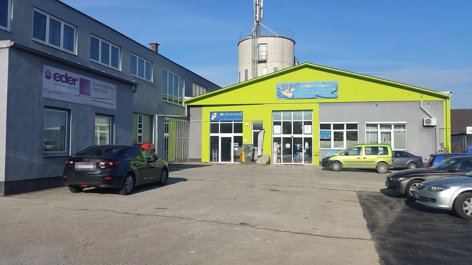 Betriebsgebäude der MK-Schlosserei in der Fischauer Gasse